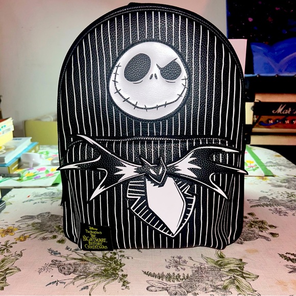 Nightmare before Christmas Jack Skellington medium sized Backpack by Disney. - Picture 1 of 13